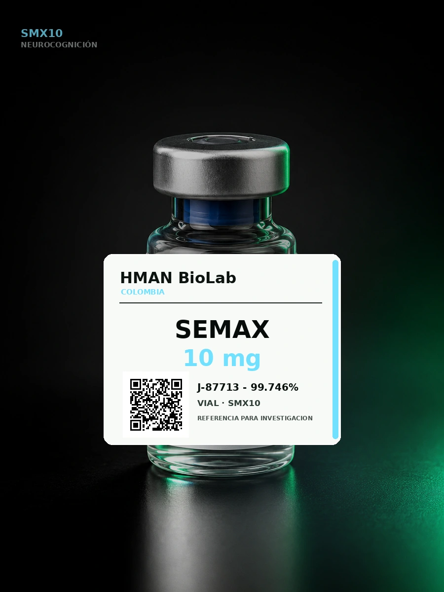 Semax 10 mg para investigación en Colombia